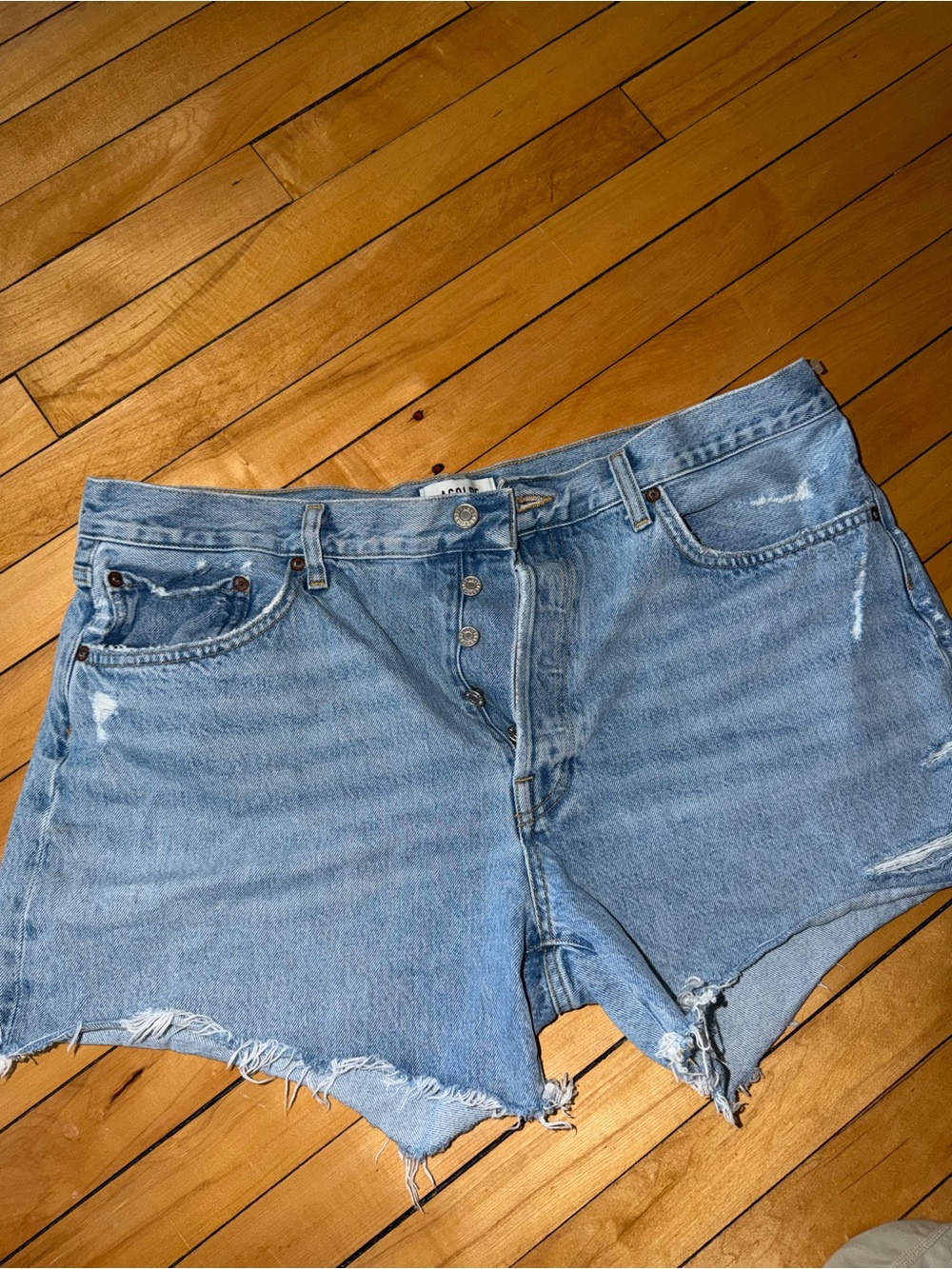 AGOLDE PARKER LONG SHORTS SIZE 33
